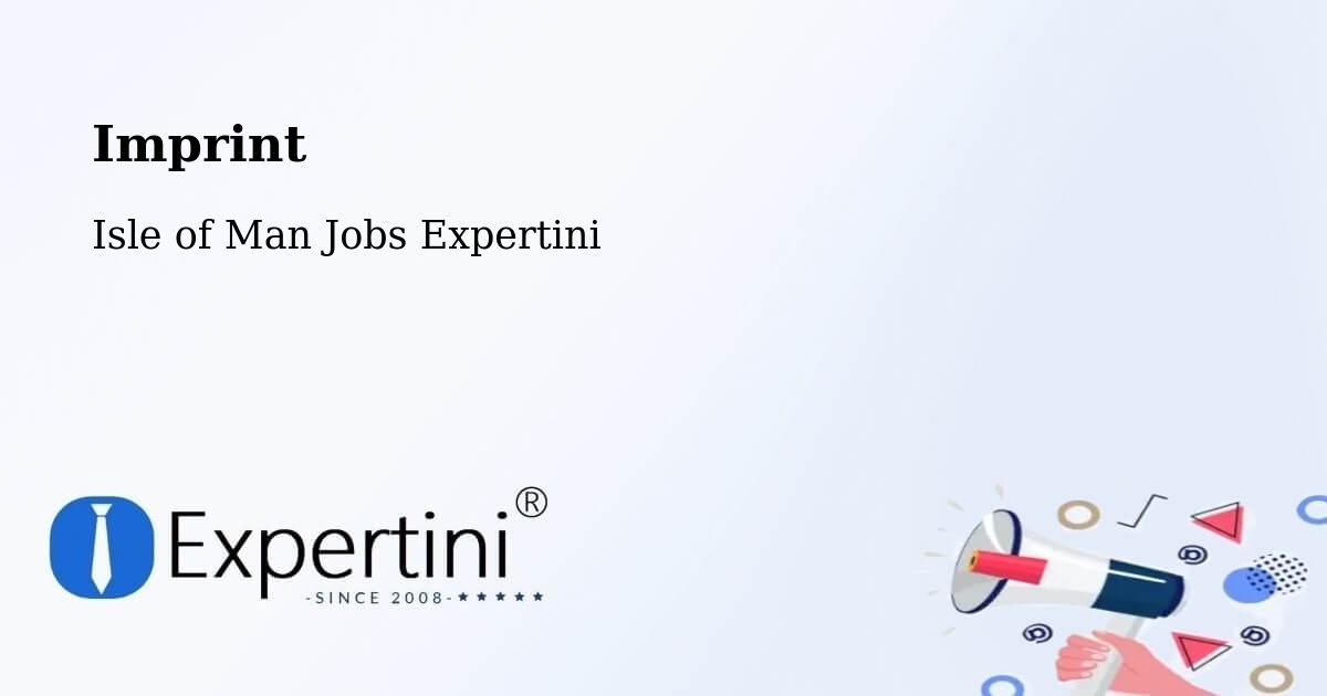 Imprint – Kirkmichael - Isle of Man Jobs Expertini